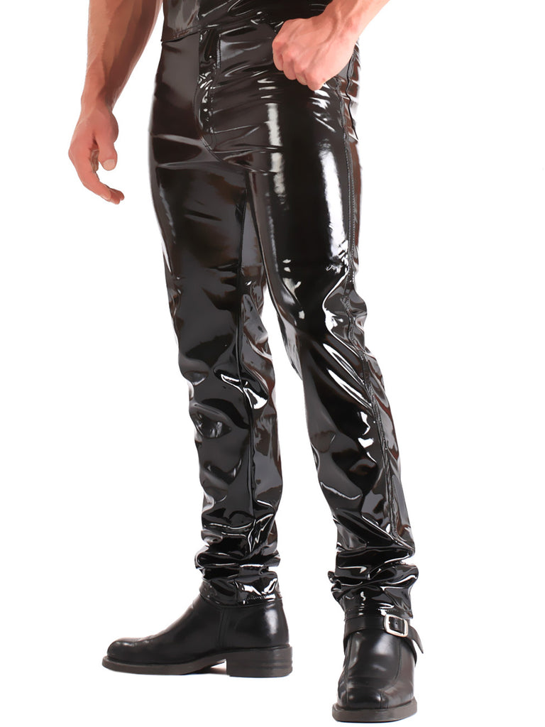 Skin Two UK PVC Straight Cut Jeans Trousers