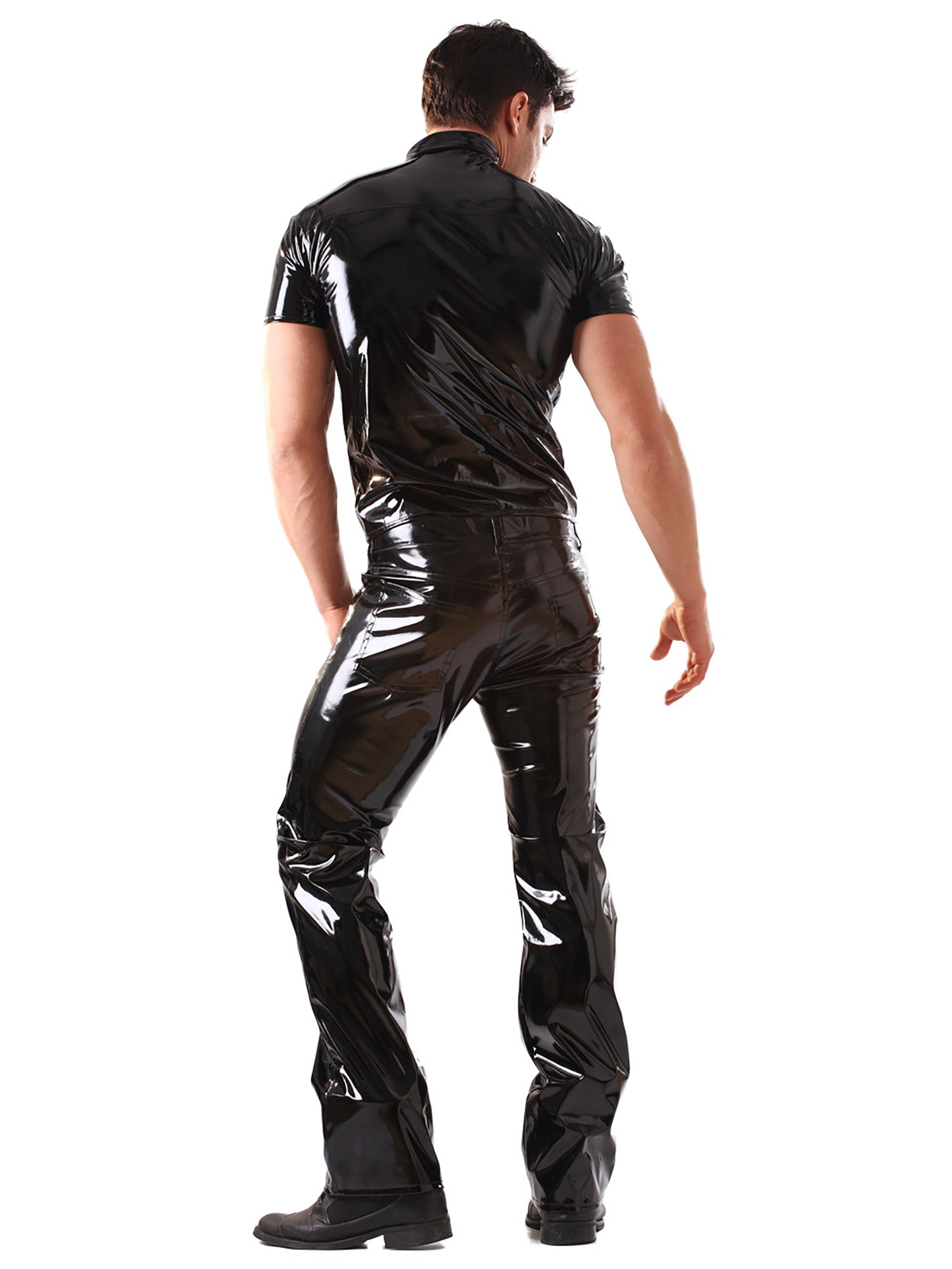 PVC Male Polo Top – Skin Two UK