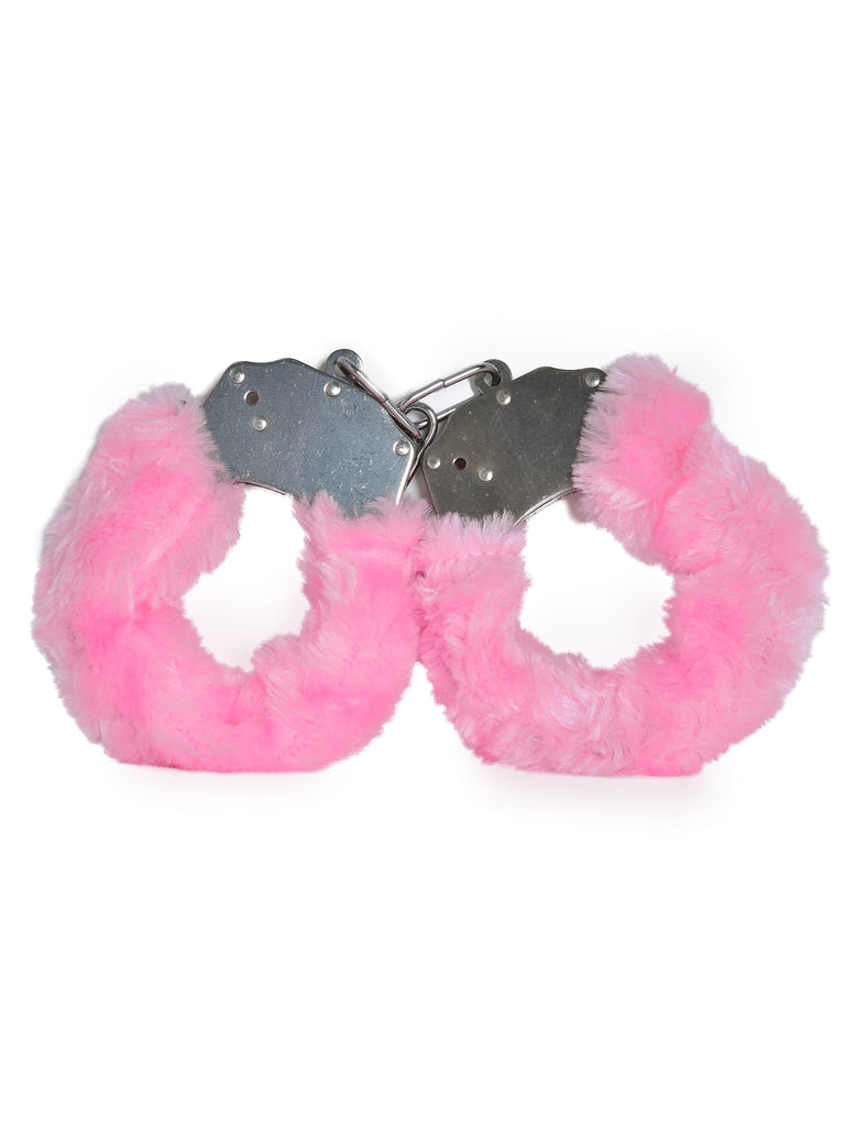 Skin Two UK Pink Plush Furry Fun Cuffs Cuffs