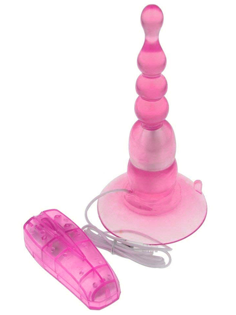 Skin Two UK Pink Vibrating Anal Bead Butt Plug Anal Toy