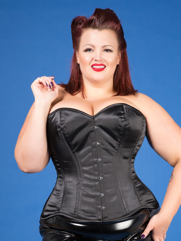 Skin Two UK Plus Size Satin Sweetheart Corset Corset