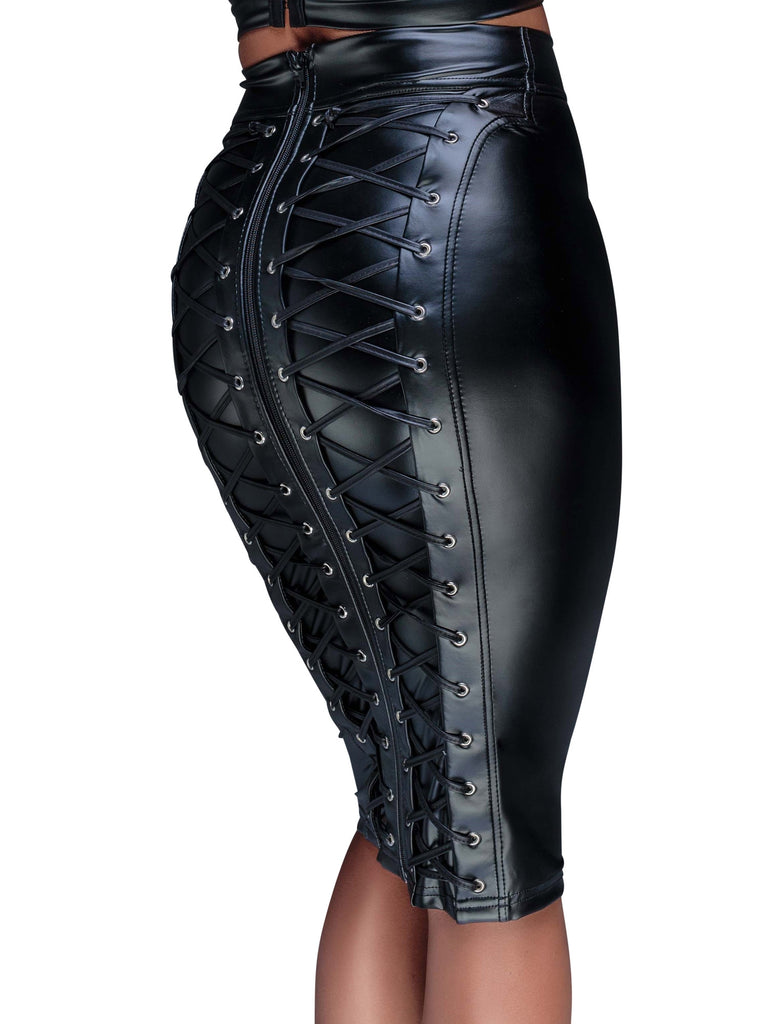 Skin Two UK Powerwetlook Pencil Skirt Skirt