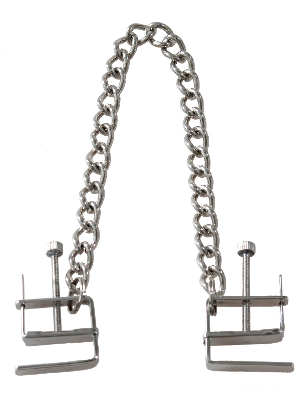 press-style-nipple-clamps-with-chain-nipple-bondage-play-from-honour