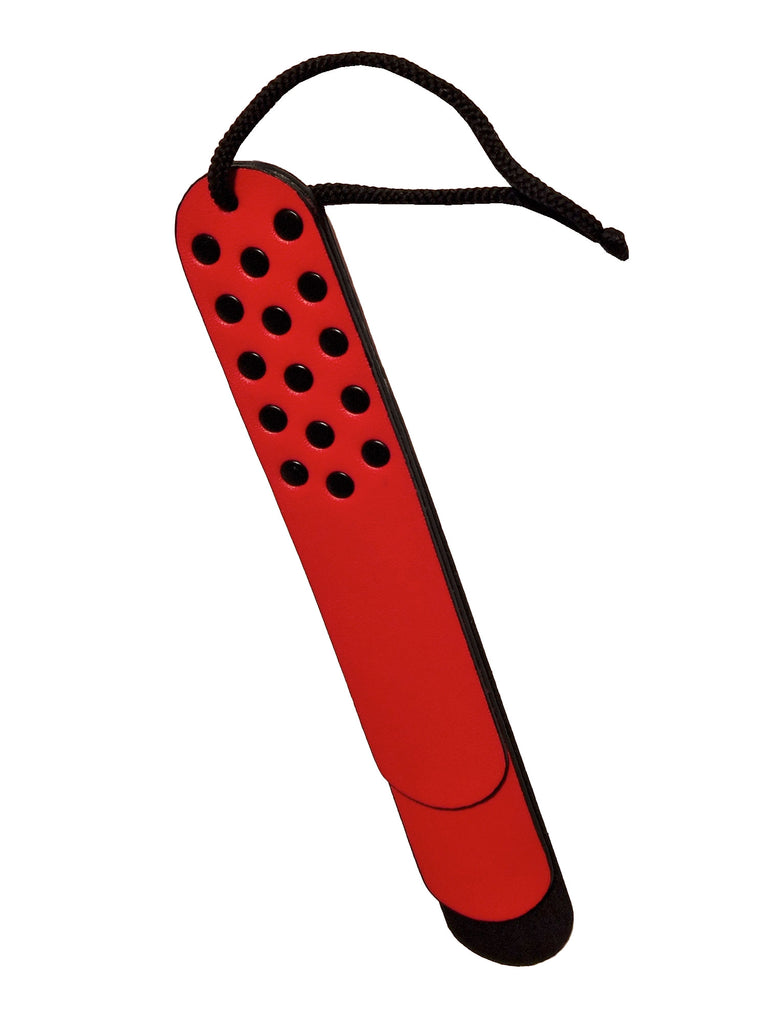 Skin Two UK Saffron PU Leather Paddle Red Spanker