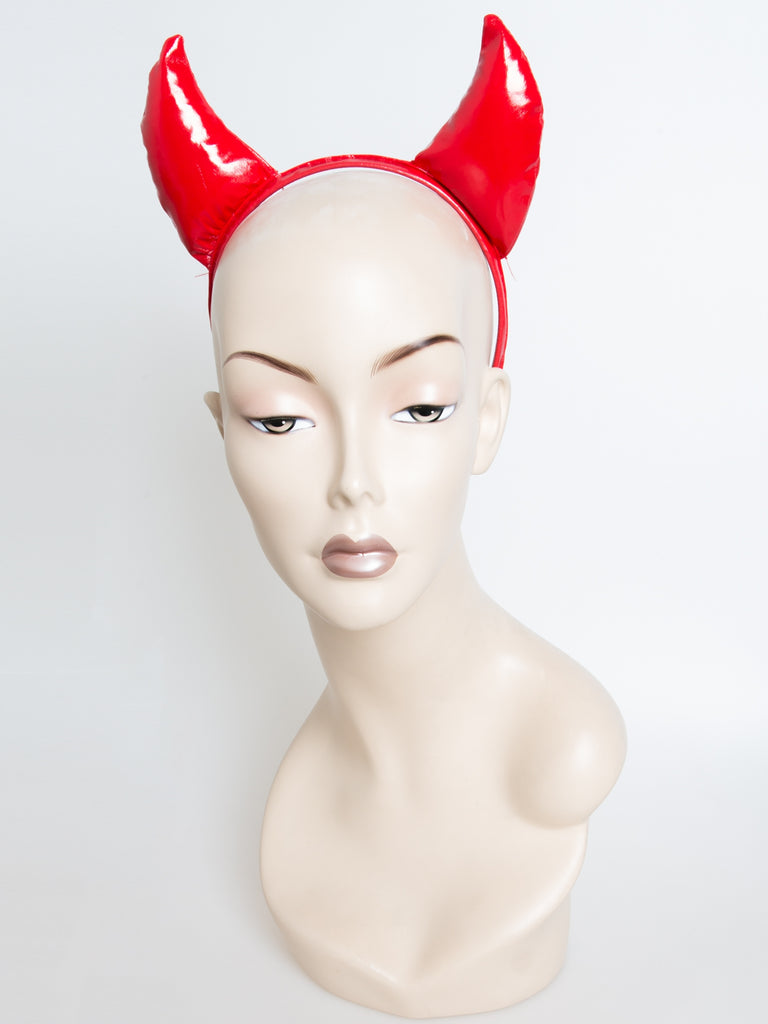 Skin Two UK Red Devil Horns - One Size Default