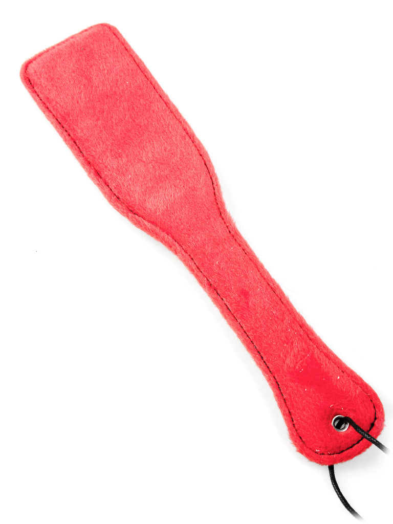 Skin Two UK Red Velvet Leatherette Square Edged Paddle Spanker