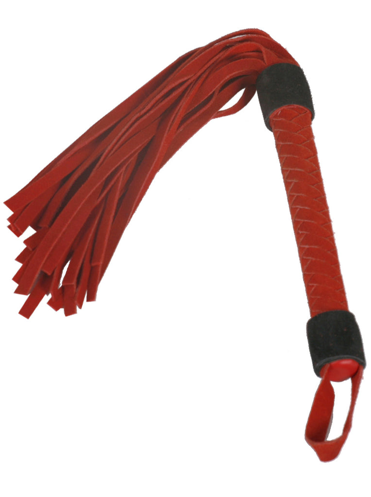 Skin Two UK Red & Black Suede Willy Whip Whip