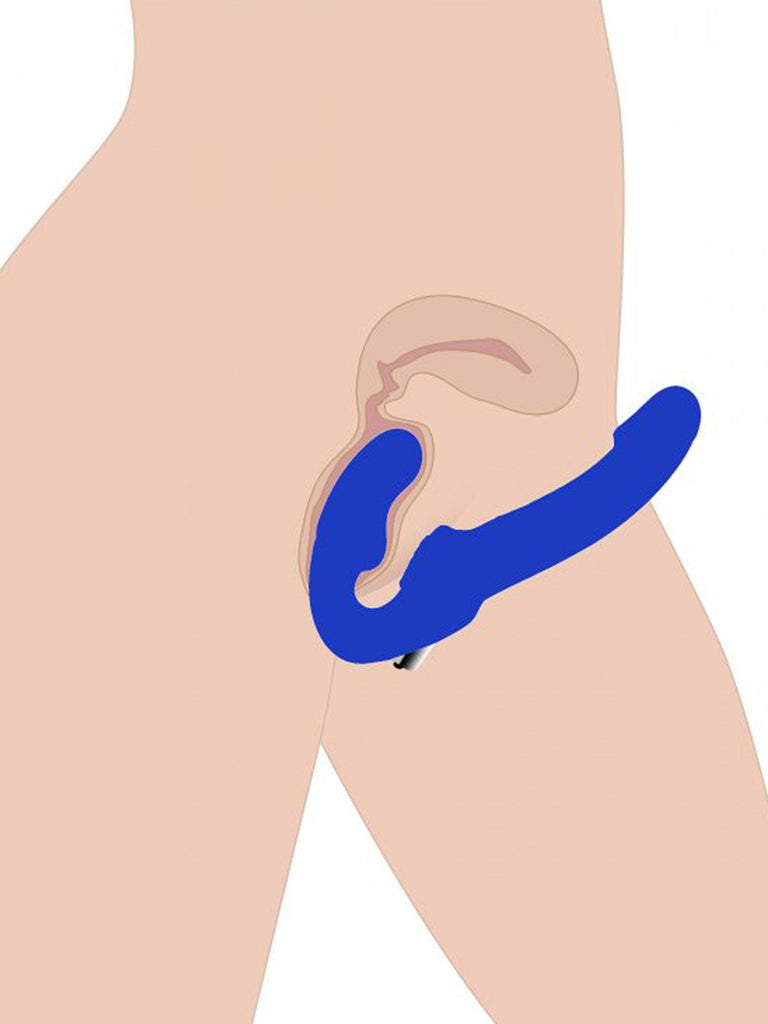Revolver II Vibrating Strapless Strap On Dildo  Skin Two UK