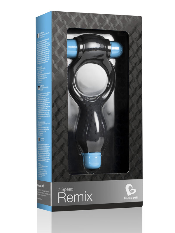 Skin Two UK Rocks Off 7 Speed Remix Cock Ring Male Sex Toy