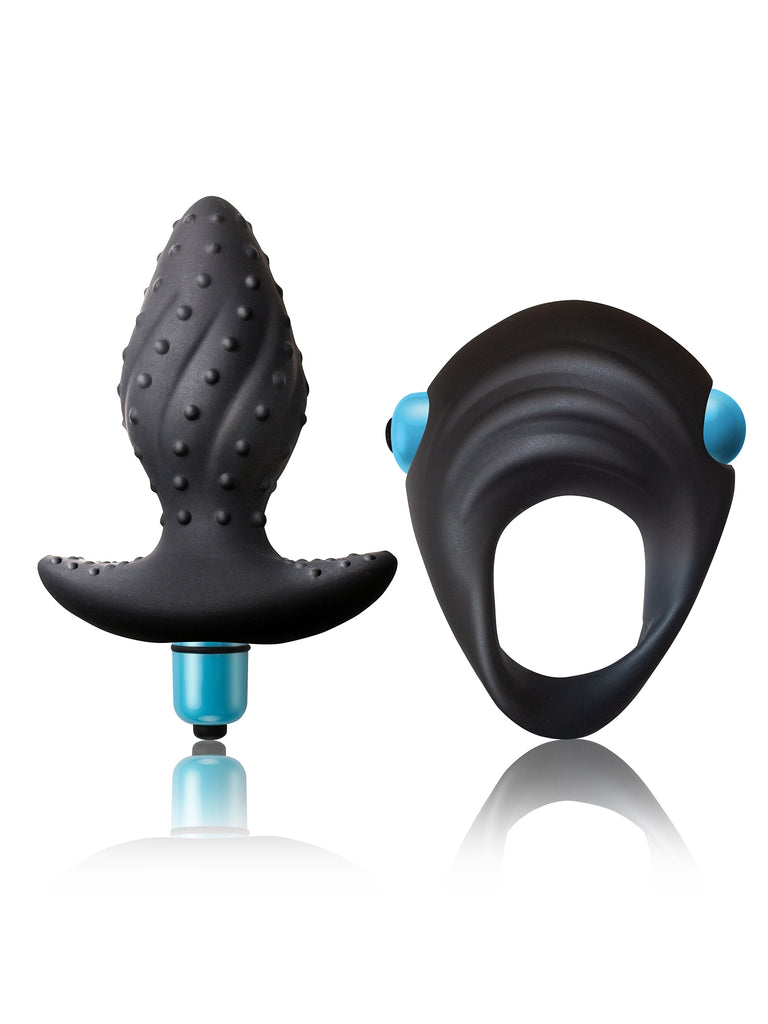 Skin Two UK Rocks Off Ibex Cock Ring & Butt Plug Male Sex Toy