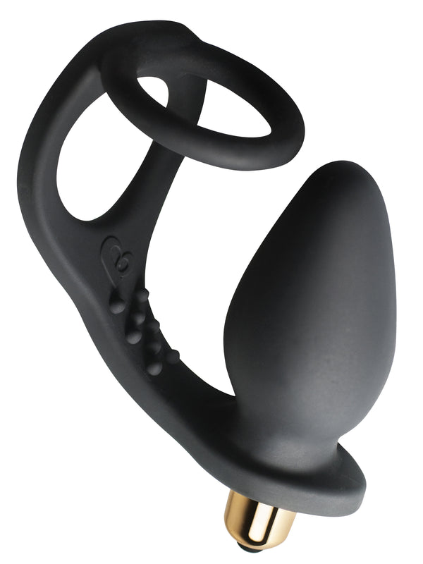 Skin Two UK Rocks Off Ro-Zen Butt Plug with Cock Ring Male Sex Toy