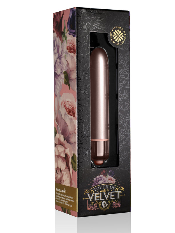 Skin Two UK Rocks Off Velvet Touch Bullet - Rose Vibrator