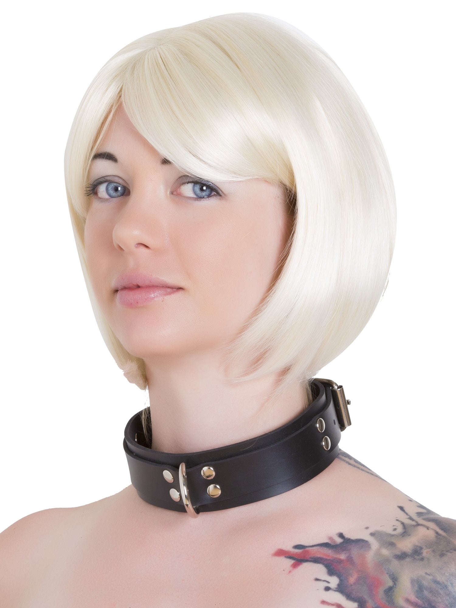 Rubber D-Ring Collar | Bondage Collars and Leads from Honour – Skin Two UK