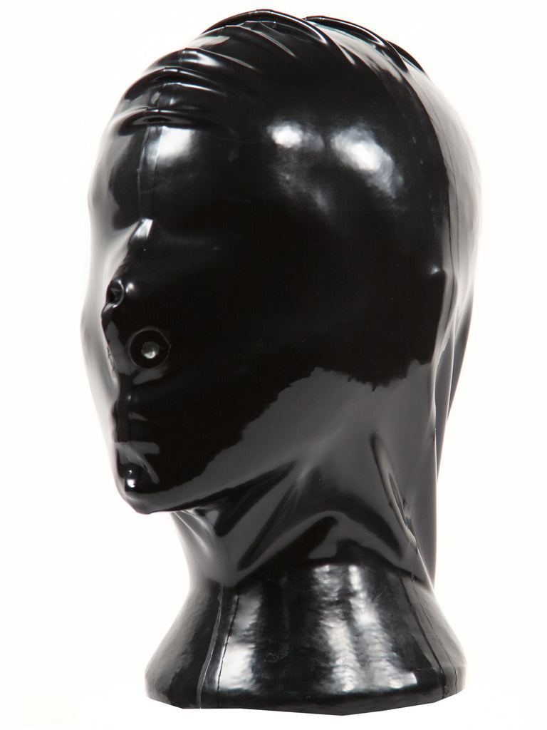 Skin Two UK Rubber Hood with Nose Holes Hood