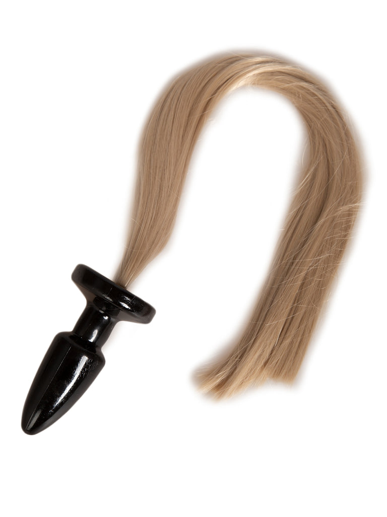 Skin Two UK Rubber Plug with Horse Tail Anal Toy