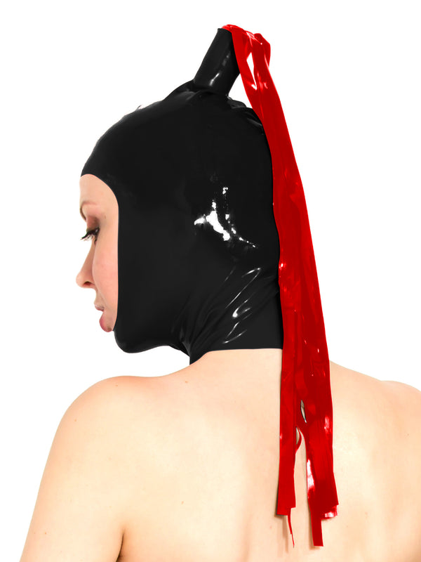 Skin Two UK Rubber Pony Tail Hood - One Size Hood