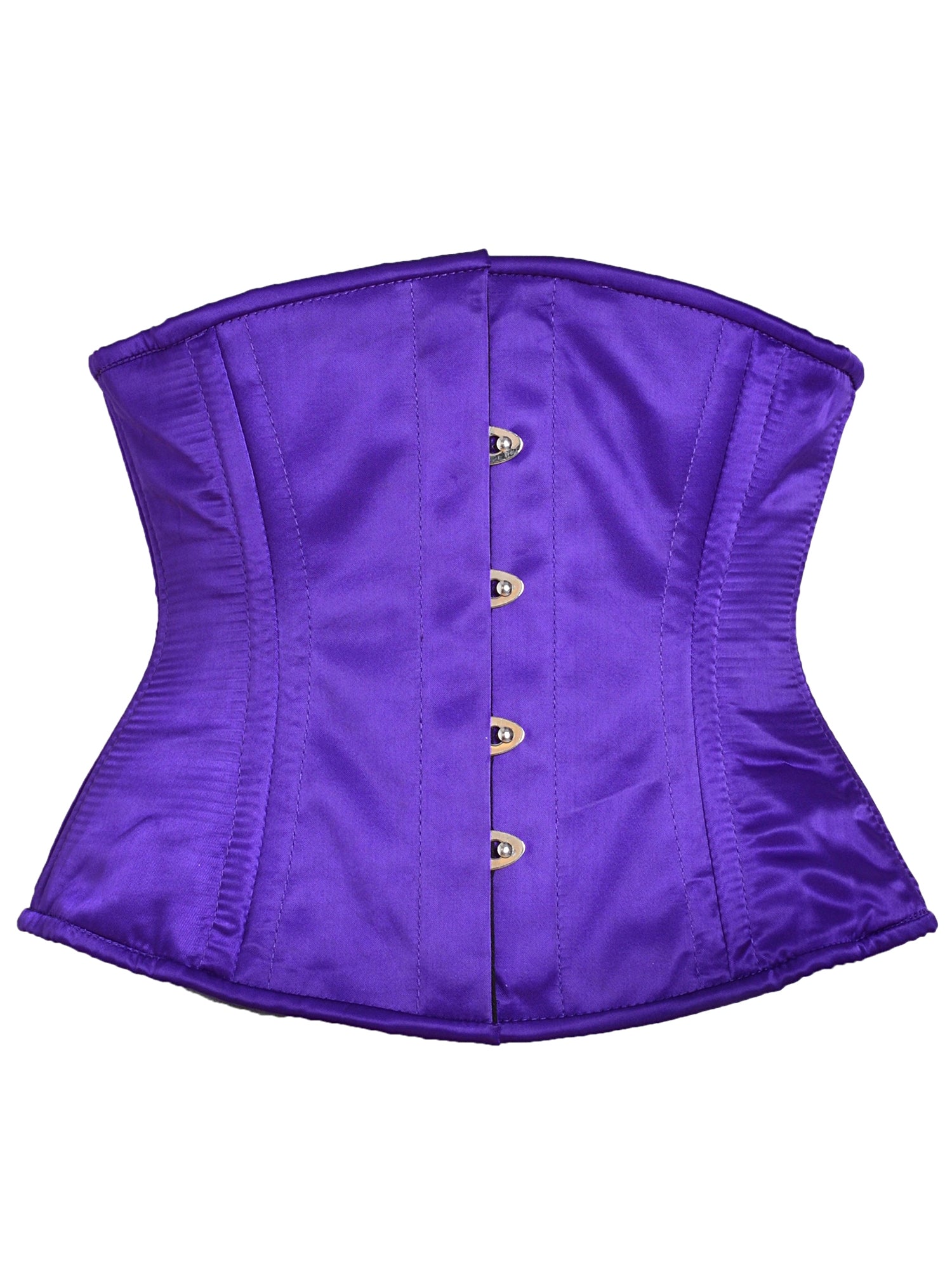 Lavish Rainbow Hearts Satin Underwire Waist Cincher Corset