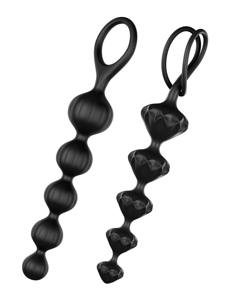 Skin Two UK Satisfyer Black Beads (Set of 2) Anal Toy