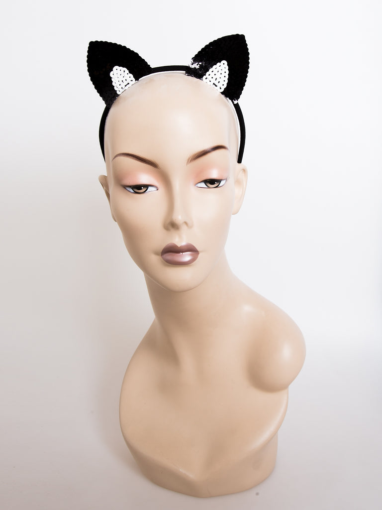 Skin Two UK Sequin Cat Ears - One Size Default