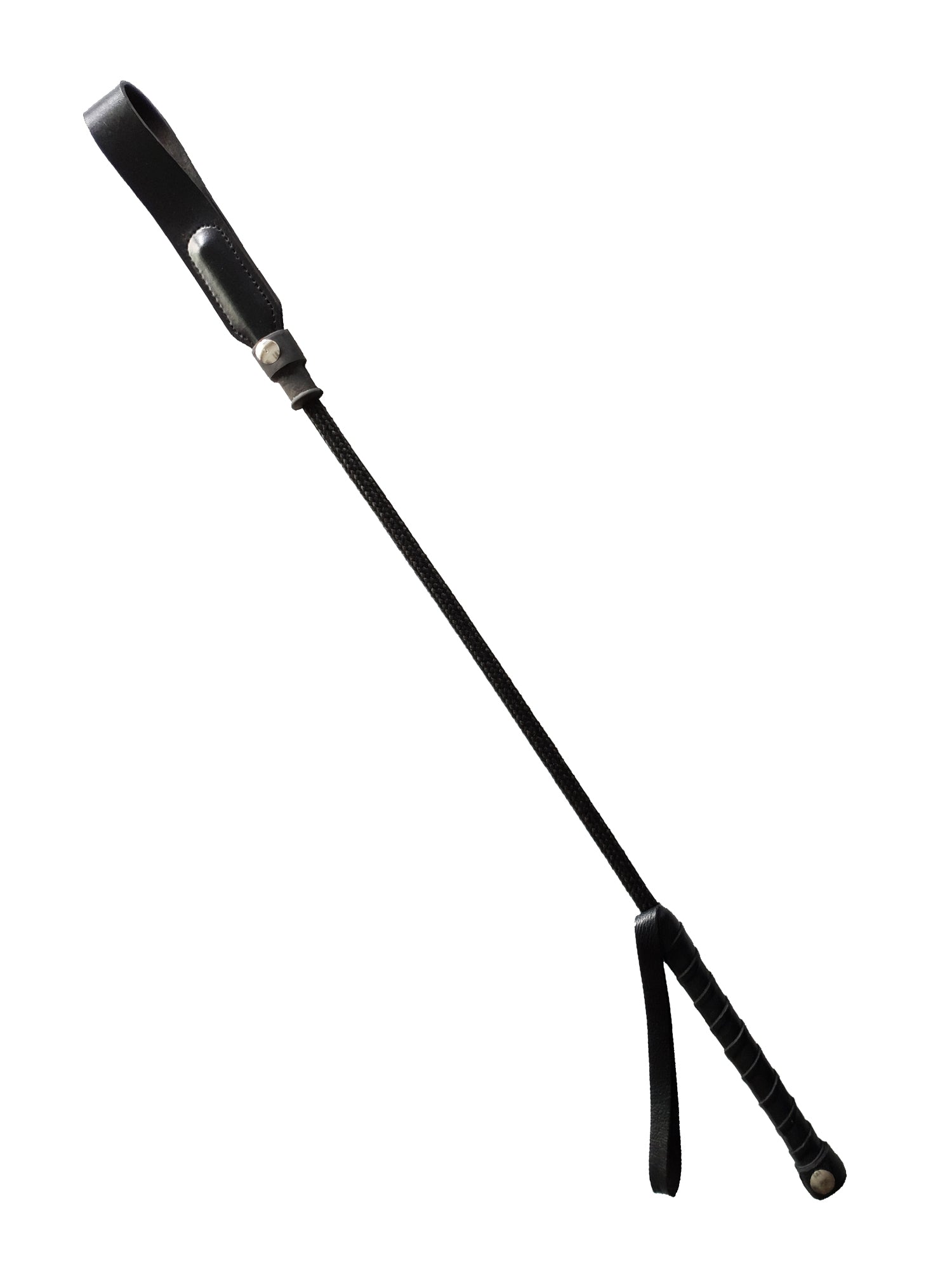 Short Riding Crop slim tip Black 20