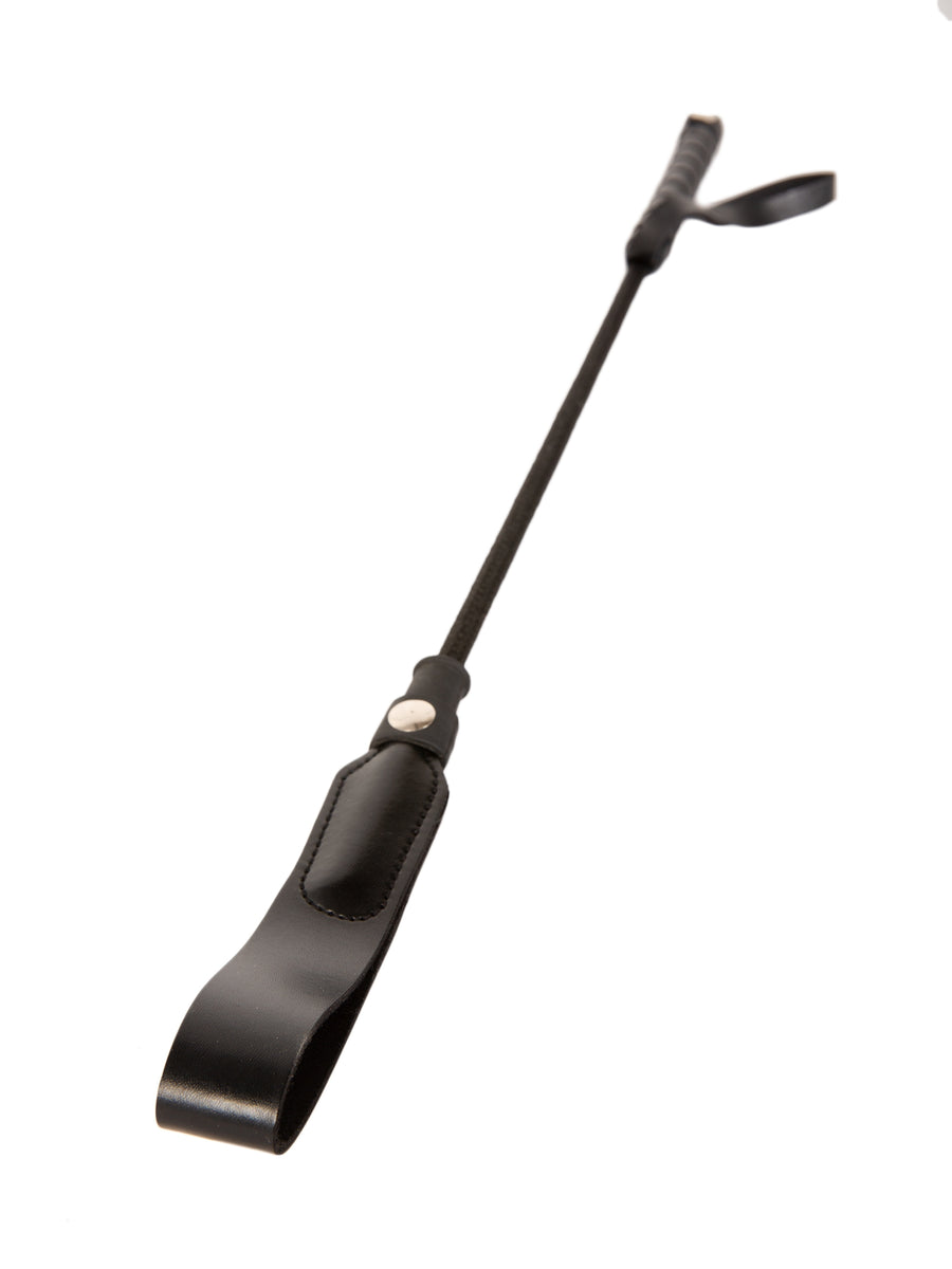 Short Riding Crop slim tip Black 20