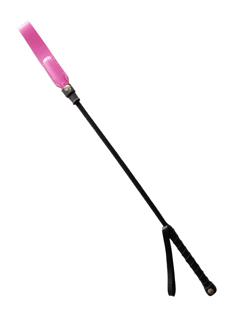 Short Riding Crop slim tip Pink 20