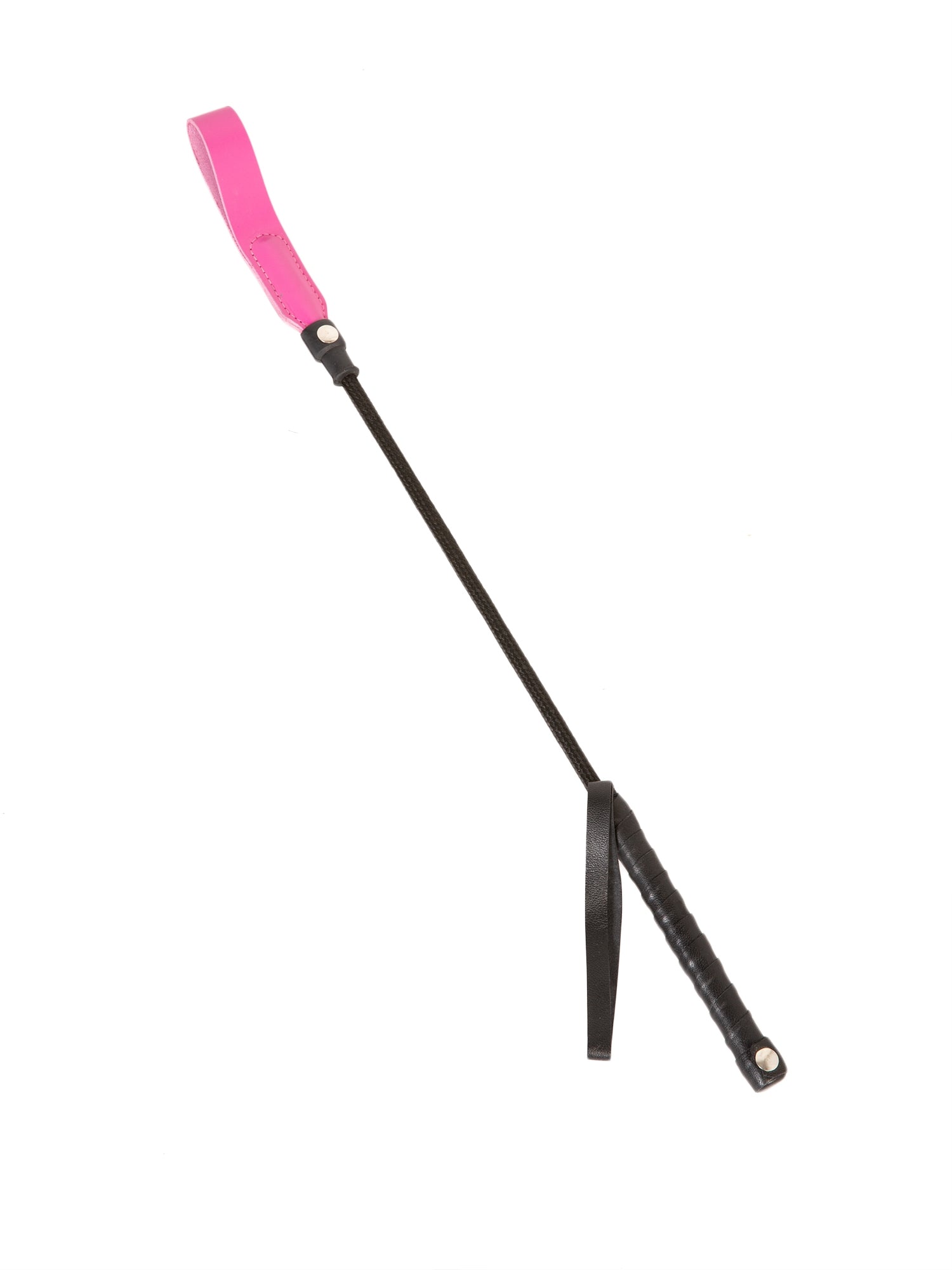 Short Riding Crop slim tip Pink 20