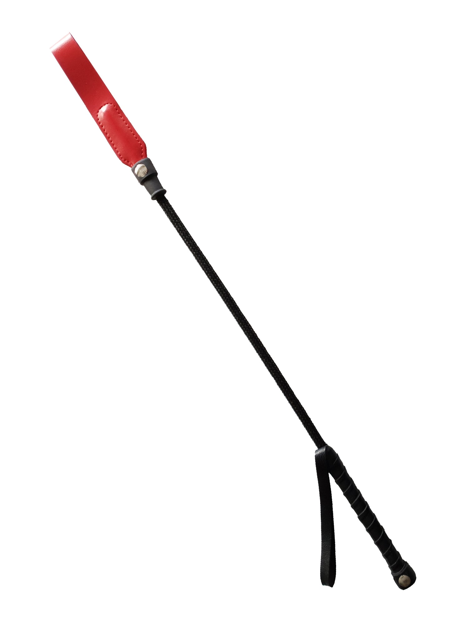 Short Riding Crop slim tip Red 20