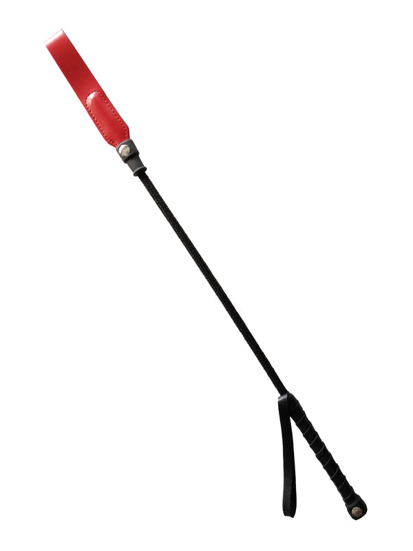 Skin Two UK Short Riding Crop slim tip Red 20