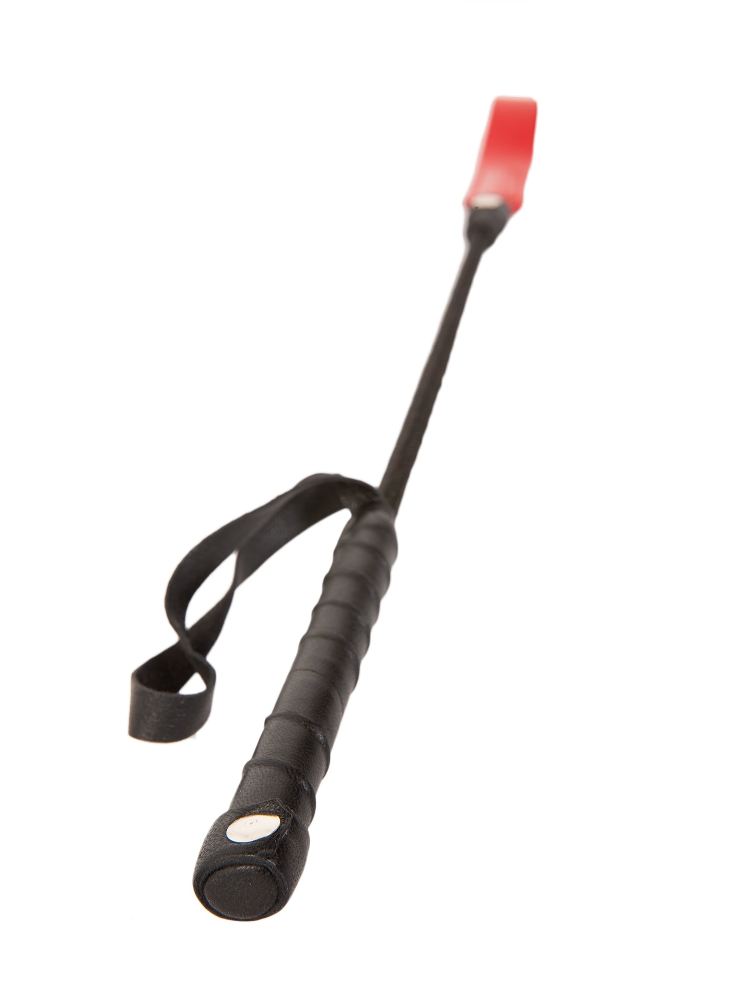 Short Riding Crop slim tip Red 20