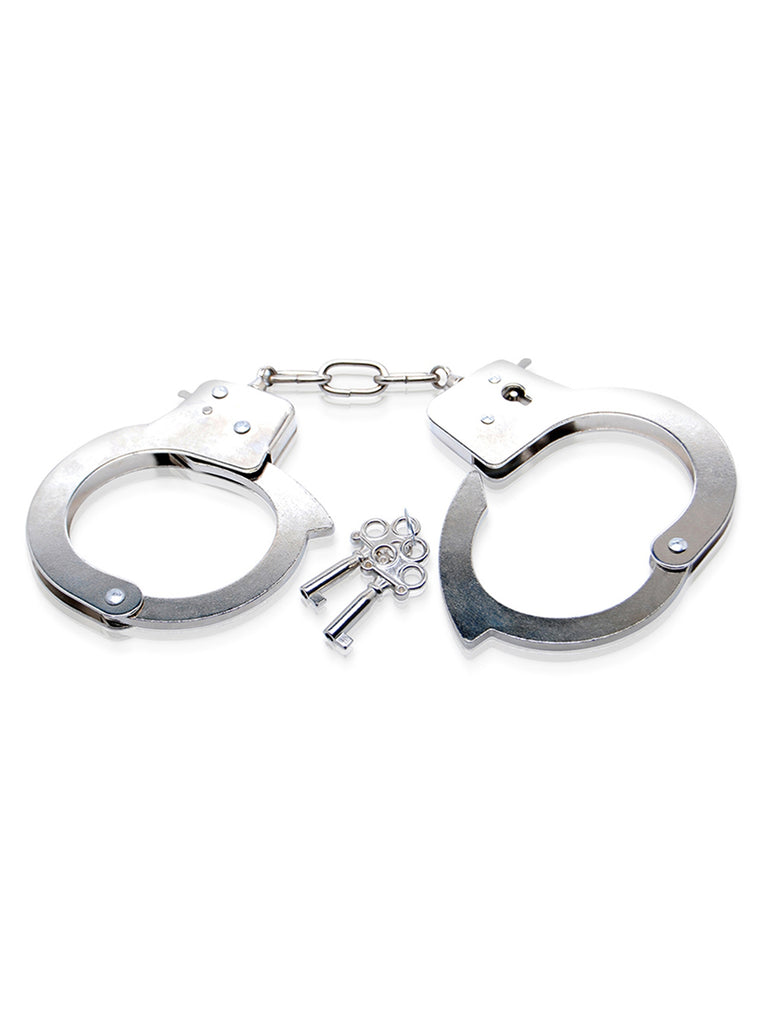 Skin Two UK Simple Locking Metal Handcuffs Cuffs