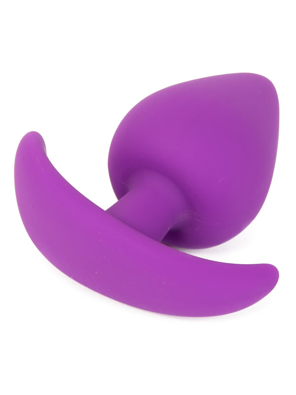 Skin Two UK Small Silicone Butt Plug in Purple Anal Toy