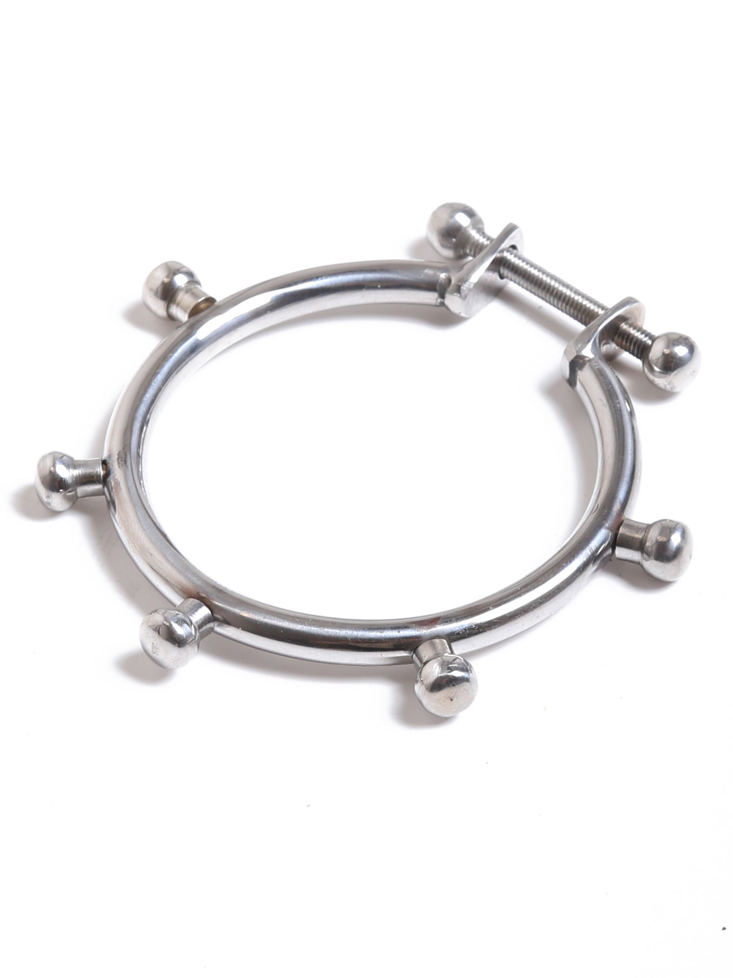 Steel Cock Ring with Rounded Spikes | Cock and Ball Toys from Honour Skin Two UK Steel Cock Ring with Rounded Spikes | Cock and Ball Toys from Honour Skin Two UK
