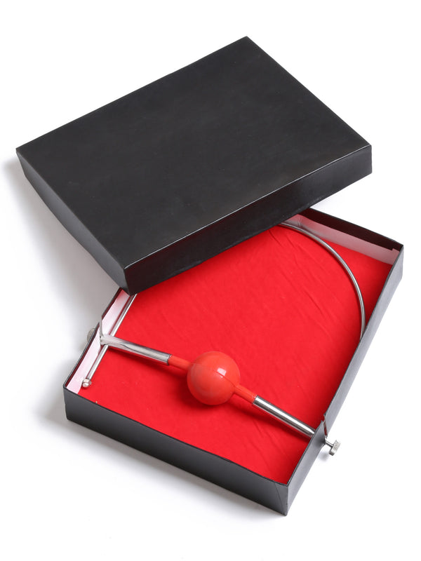 Skin Two UK Steel and Silicone Ball Gag Gag