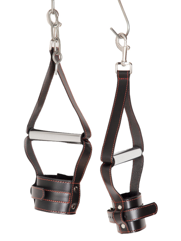 Skin Two UK Suspension Cuffs with Red Seams Cuffs