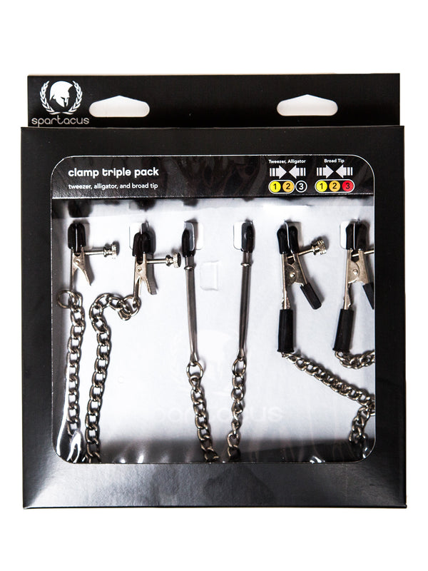 Skin Two UK Three Piece Nipple Clamp Set Nipple Clamp