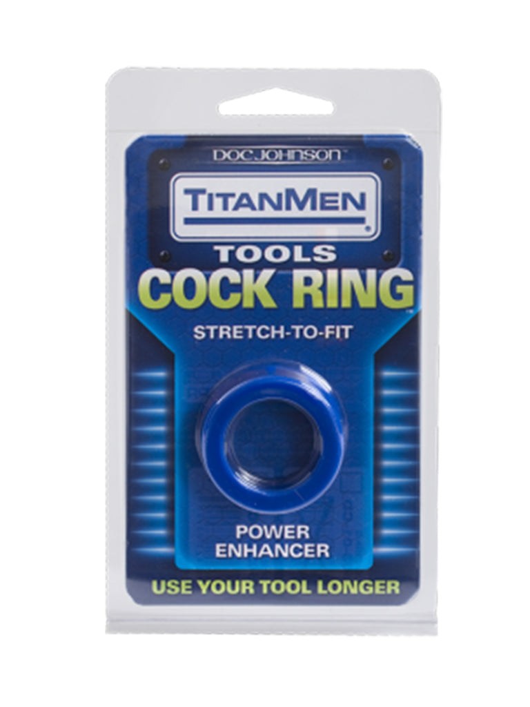 Skin Two UK Titanmen Tools Blue Cock Ring Male Sex Toy
