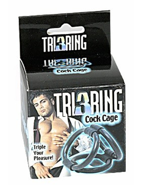 Skin Two UK Tri 3 Ring Cock Cage Male Sex Toy