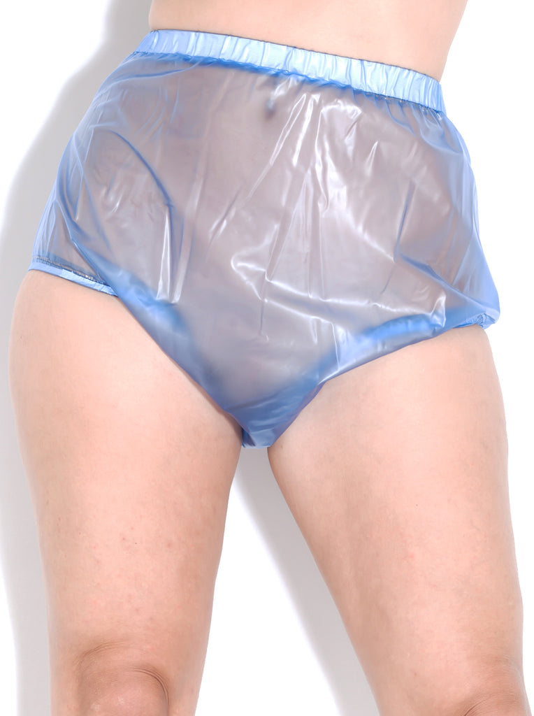 Skin Two UK Unisex Pants Transparent Blue Knickers