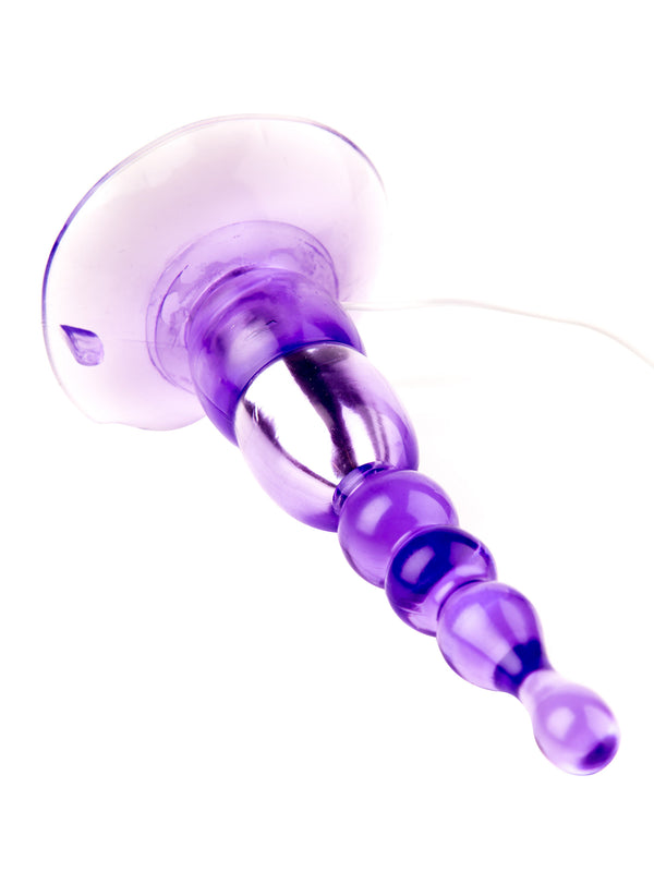Skin Two UK Vibrating Purple Butt Plug Anal Toy