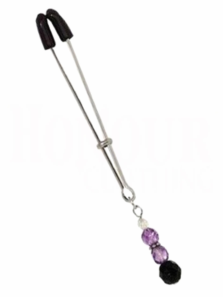 Skin Two UK Violet Beaded Clit-Nipple Clamps Nipple Clamp
