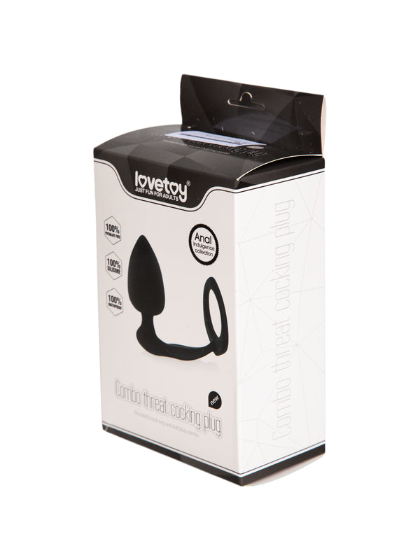 Skin Two UK Wide Butt Plug & Cock Ring Male Sex Toy