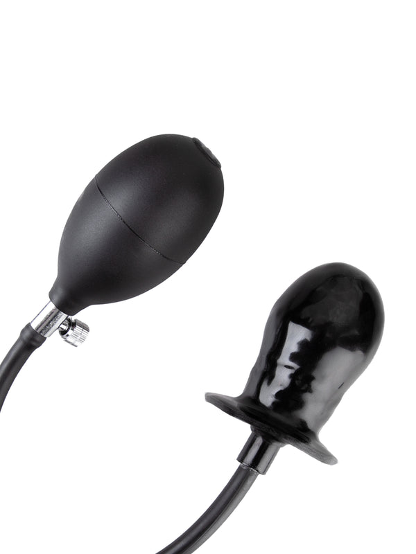 Skin Two UK Moulded Rubber Pump-Up Butt Plug Small Anal Toy