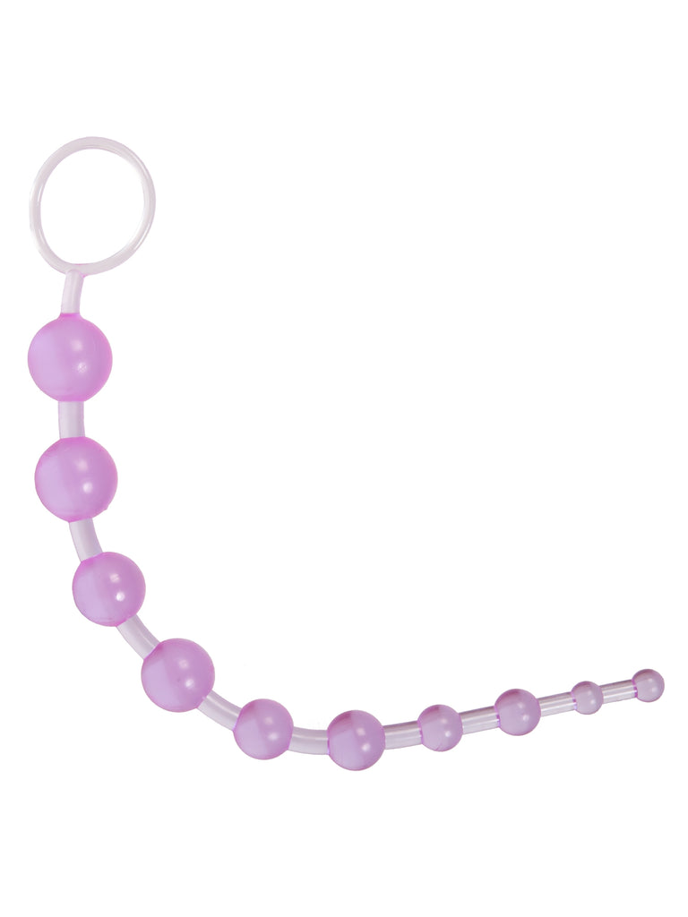 Skin Two UK X-10 Anal Beads Purple Anal Toy