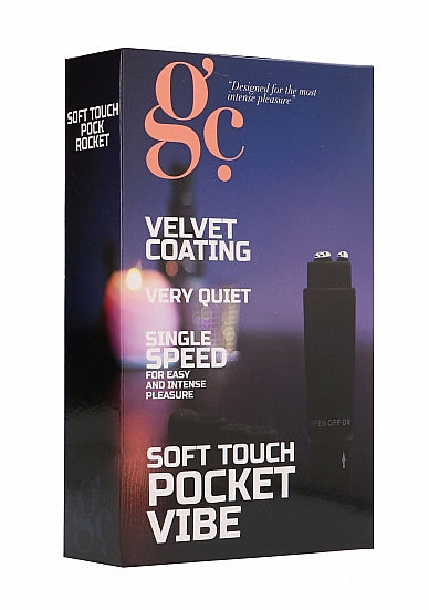 Skin Two UK Soft Touch Pocket Vibe - Black Vibrator