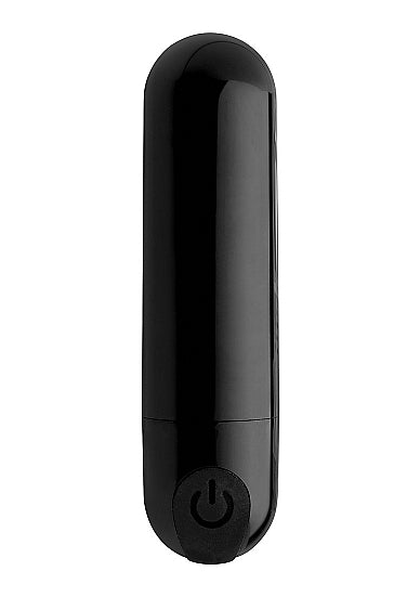 Skin Two UK 10X Vibrating Metallic Bullet - Black Vibrator