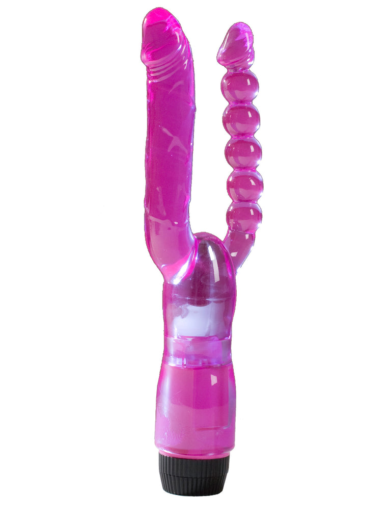 Skin Two UK Xcel Double Penetrating Purple Vibrator Vibrator