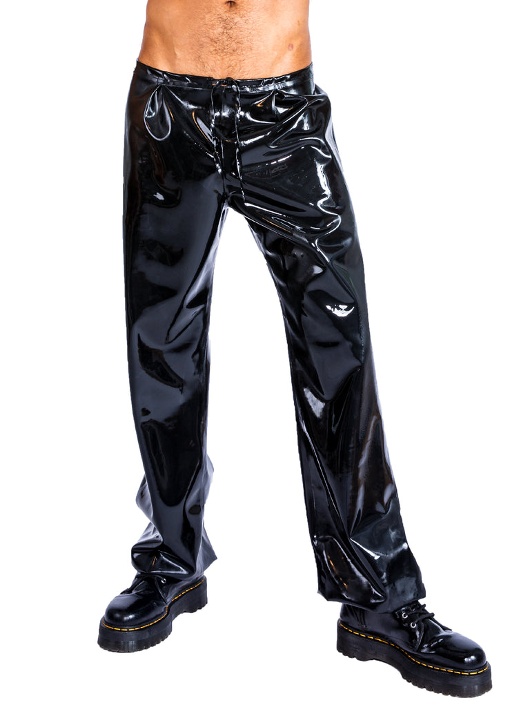 Skin Two UK Latex Tracksuit Bottoms Black Trousers
