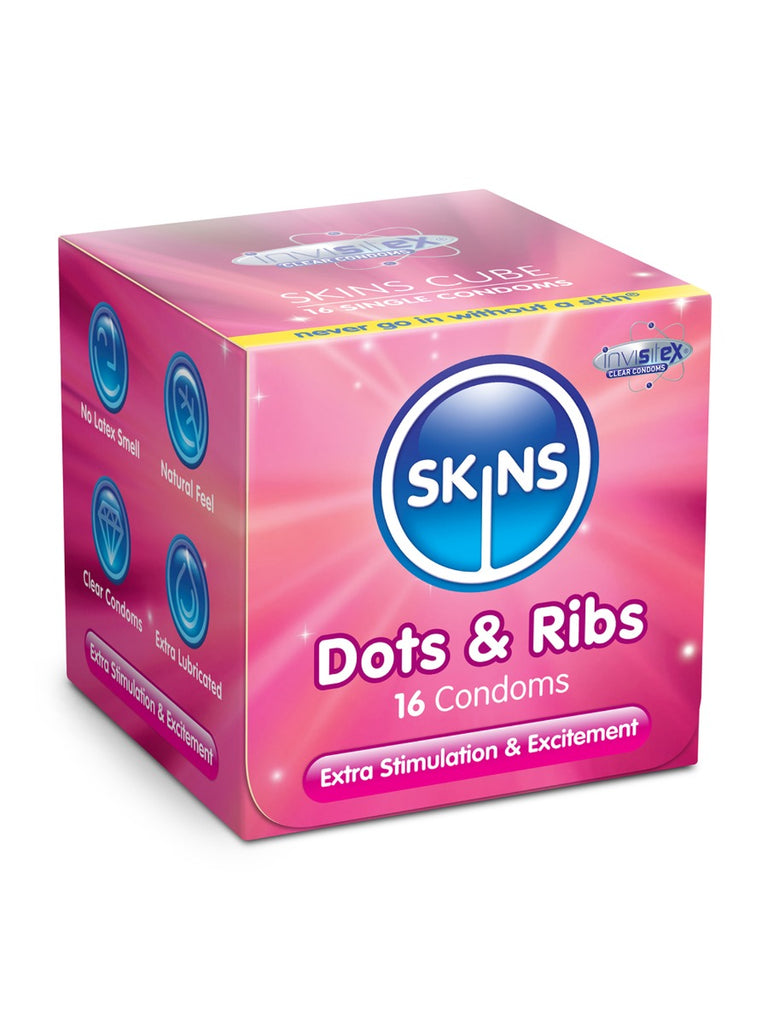 Skin Two UK Skins Dots & Ribs 16 Pack Condoms Condoms