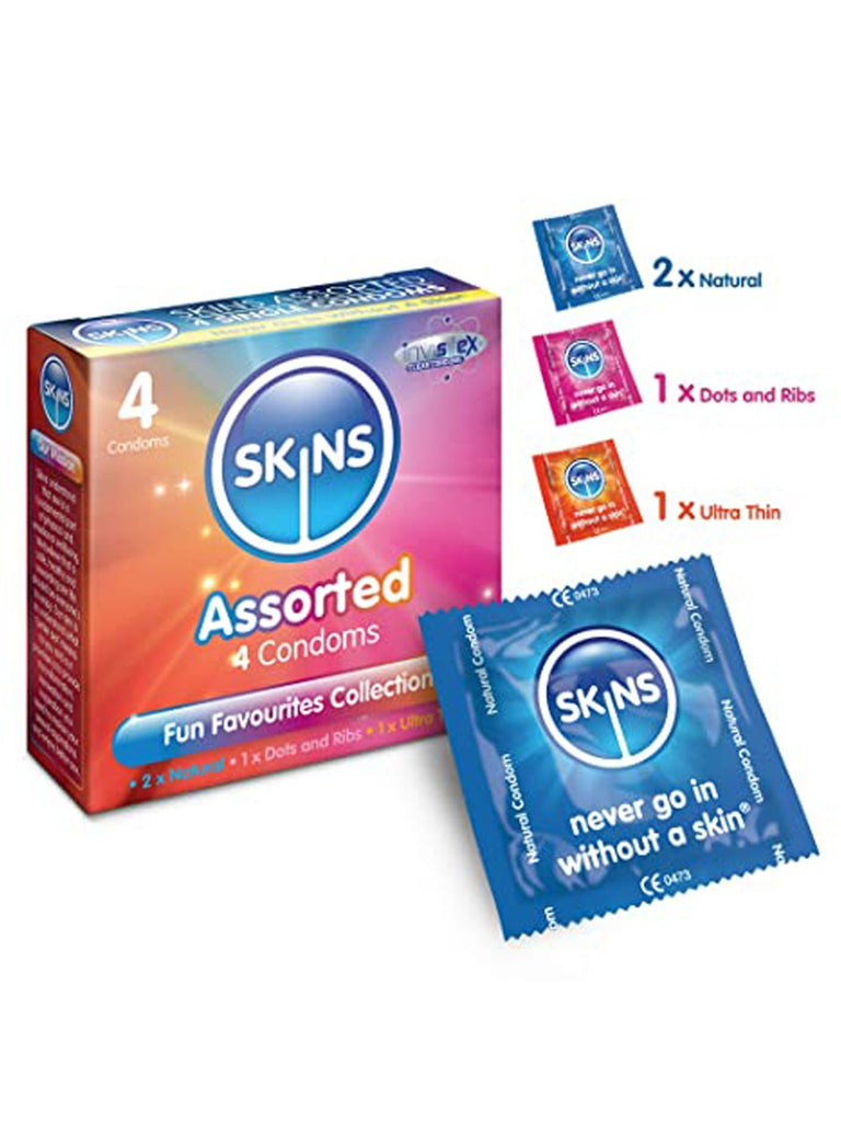 Skin Two UK Skins Assorted 4 Pack Condoms